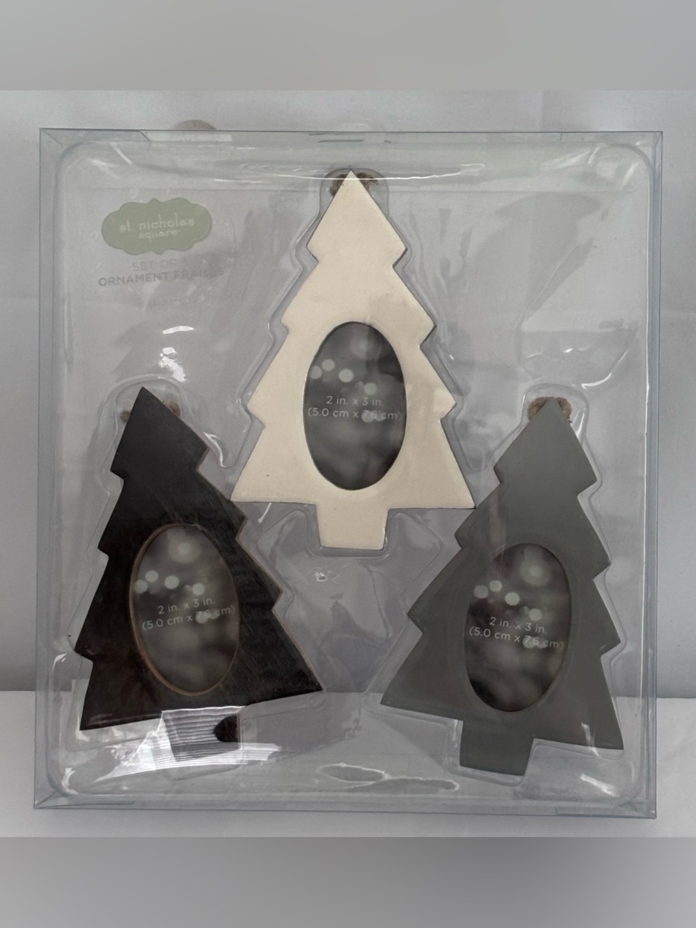 St. Nicholas Square Set of 3 Ornament Frames